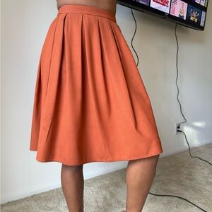 Vintage 20s Orange Women's Skirt